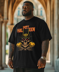Happy halloween Men's Cotton Big & Tall T-shirt