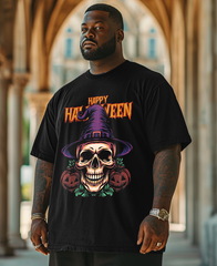 Happy halloween Men's Cotton Big & Tall T-shirt