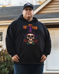 Men's happy halloween Cotton Big & Tall Hoodie