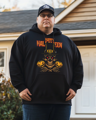 Men's happy halloween Cotton Big & Tall Hoodie