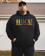 Men's University design printed Cotton Big & Tall Hoodie