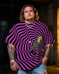 Halloween Surreal Men's Plus Size Short Sleeve T-Shirt