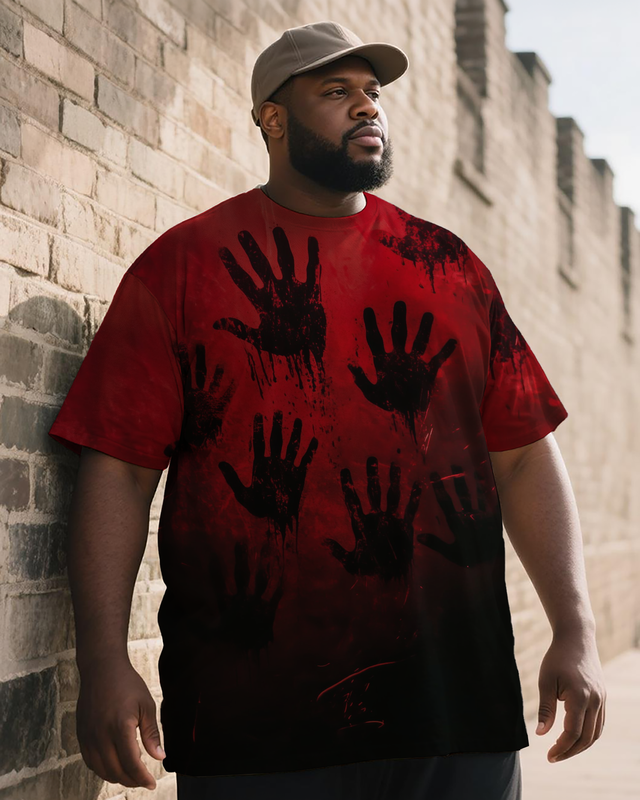 Halloween Men's Big & Tall Size Short Sleeve T-Shirt