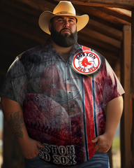 Men's  Plus Size Short Sleeve Shirt