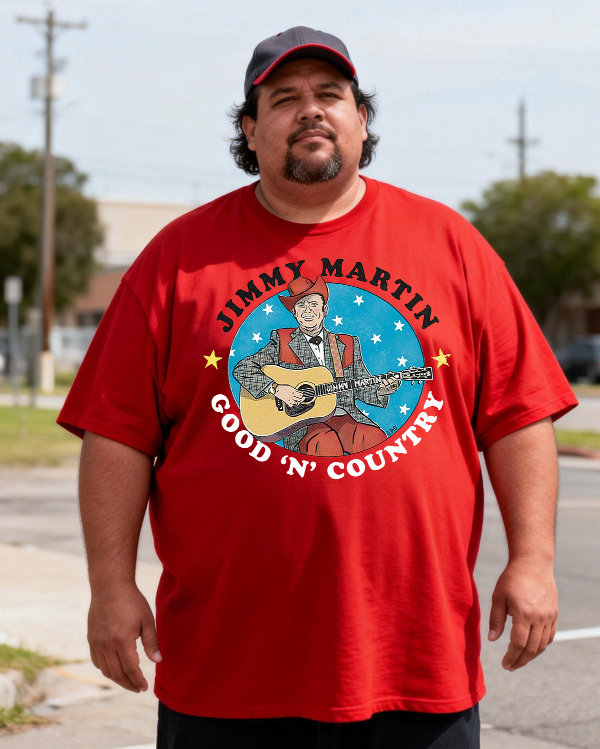 Jimmy Martin Men's Plus Size Short Sleeve T-Shirt