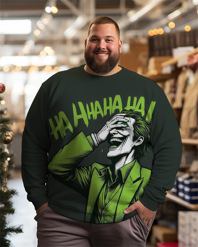 Men's the joker Plus Size Sweatshirts
