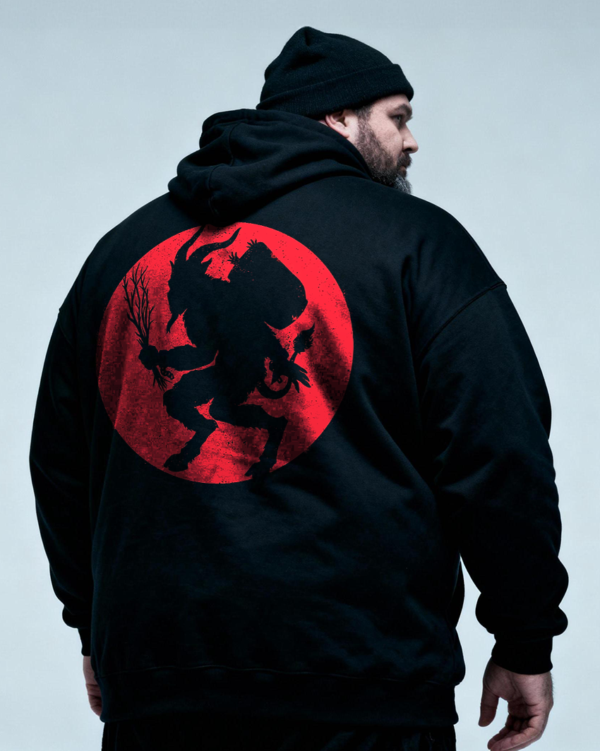 Krampus Men's Cotton Big & Tall Hoodie