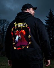 Krampus Men's Cotton Big & Tall Hoodie