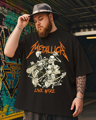 Metallica Men's Plus Size Cotton T-Shirt
