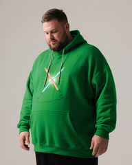 Minimalist Christmas Style Men's Big & Tall Hoodie