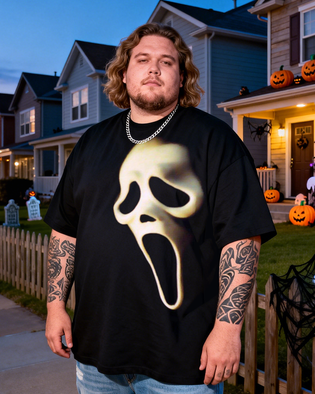 Scary Movies Men's Plus Size Short Sleeve T-Shirt