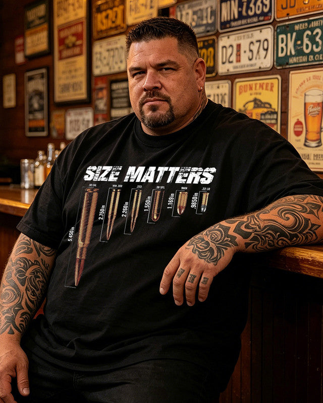 Men's Size Matters Big & Tall Short Sleeve T-Shirt