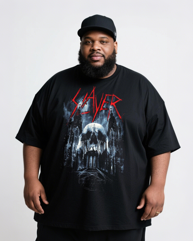 Slayer-Band Men's Plus Size Short Sleeve T-Shirt