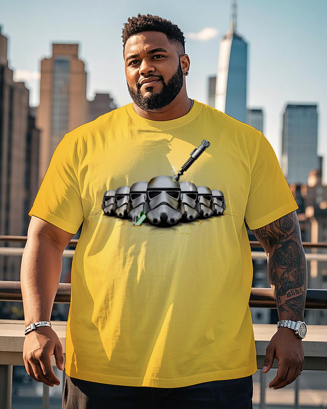 Star Wars Men's Plus Size Short Sleeve T-Shirt