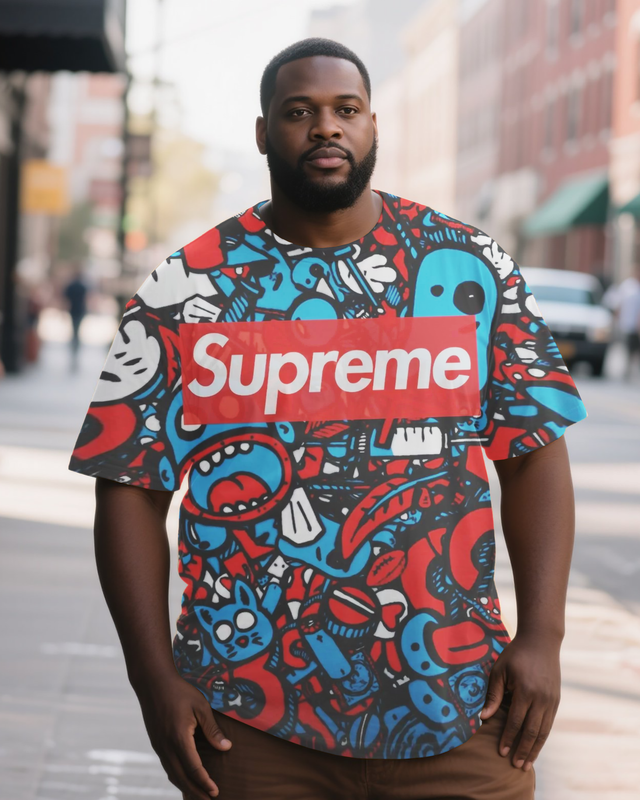 Retro Style Men's Big & Tall Short Sleeve T-Shirt