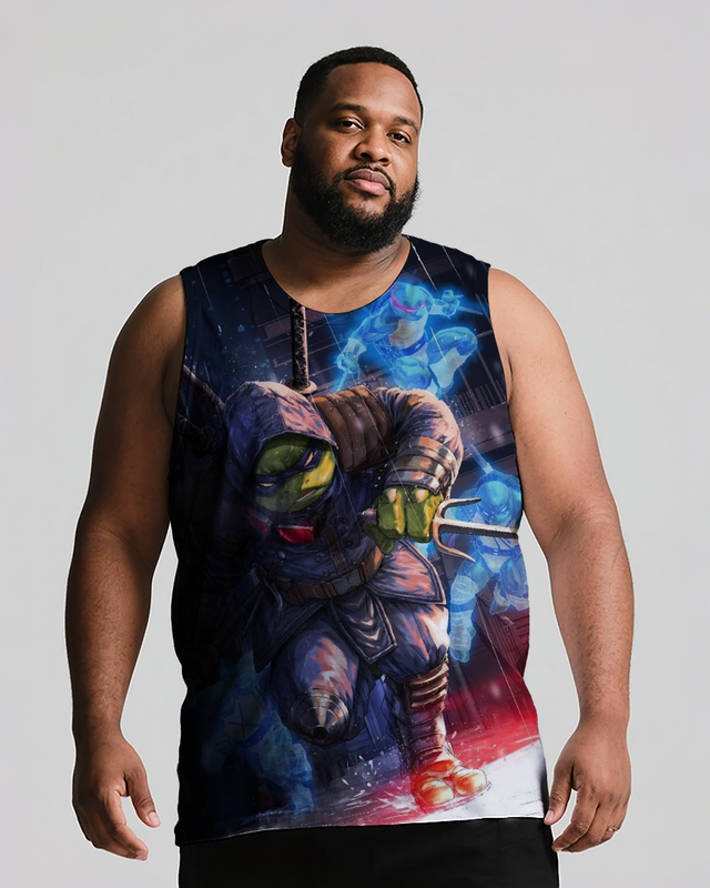 The Last Ronin Men's Plus Size Sleeveless T-Shirt