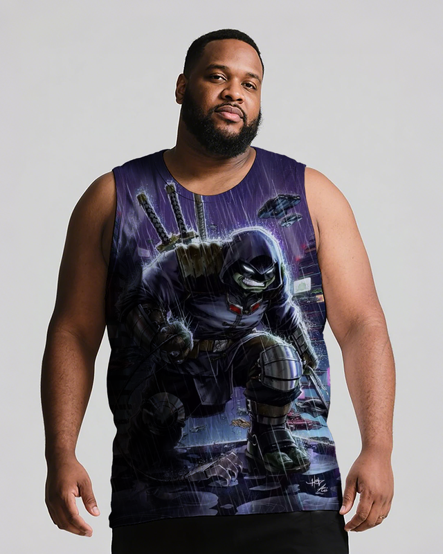 The Last Ronin Men's Plus Size Sleeveless T-Shirt