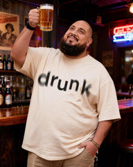Drunk Men's Plus Size Short Sleeve T-Shirt