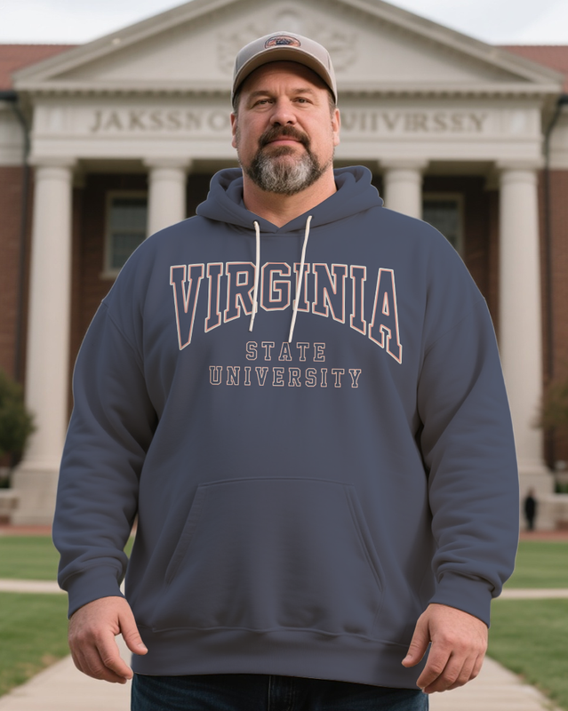 Virginia State University Men's Big & Tall Hoodie