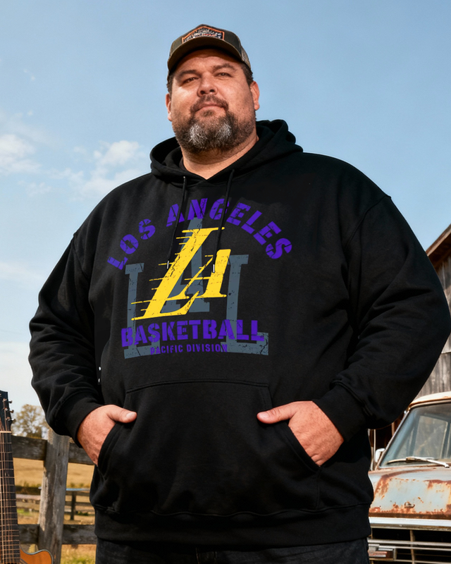 Los Angeles Lakers Men's Cotton Big & Tall Hoodie