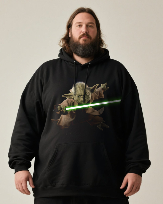 Yoda Men's Big & Tall Hoodie