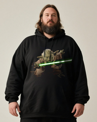 Yoda Men's Big & Tall Hoodie